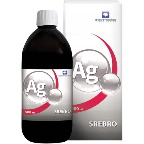 Alter Medica Srebro, tonik do twarzy, 500 ml - Do codziennej pielęgnacji każdego rodzaju skóry