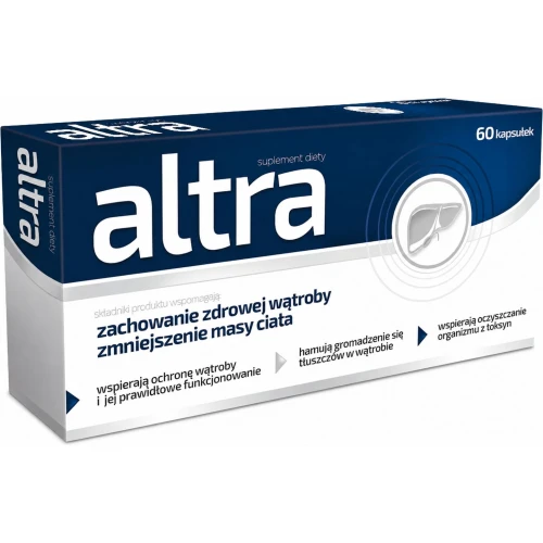 Altra, 60 kapsułek - Wsparcie zdrowia wątroby