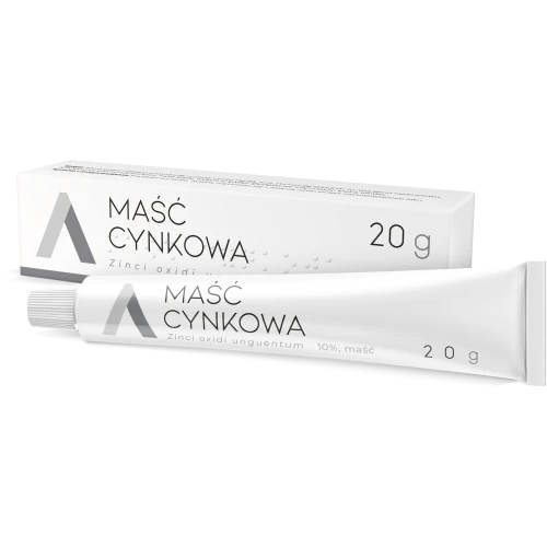 Amara Maść Cynkowa, 20 g - Do stosowania miejscowego na trądzik i stany zapalne skóry