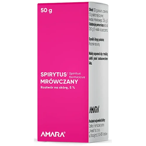 Amara Spirytus Mrówczany, 50 g - Na bóle stawów i mięśni