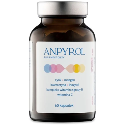 Anpyrol KPU/HPU, 60 kapsułek - Witaminy, minerały i bioflawonoidy z dodatkiem inozytolu