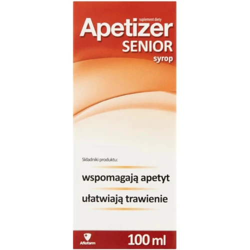 Apetizer Senior, 100 ml - Zioła i witaminy wzmagają wydzielanie soków trawiennych