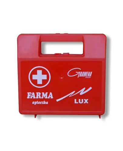 Farma Lux Apteczka czerwona, 1 sztuka - Element wyposażenia każdego samochodu