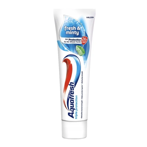 Aquafresh Fresh&Minty, pasta do zębów, 75 ml - Wspierająca higienę jamy ustnej i ochronę przed próchnicą