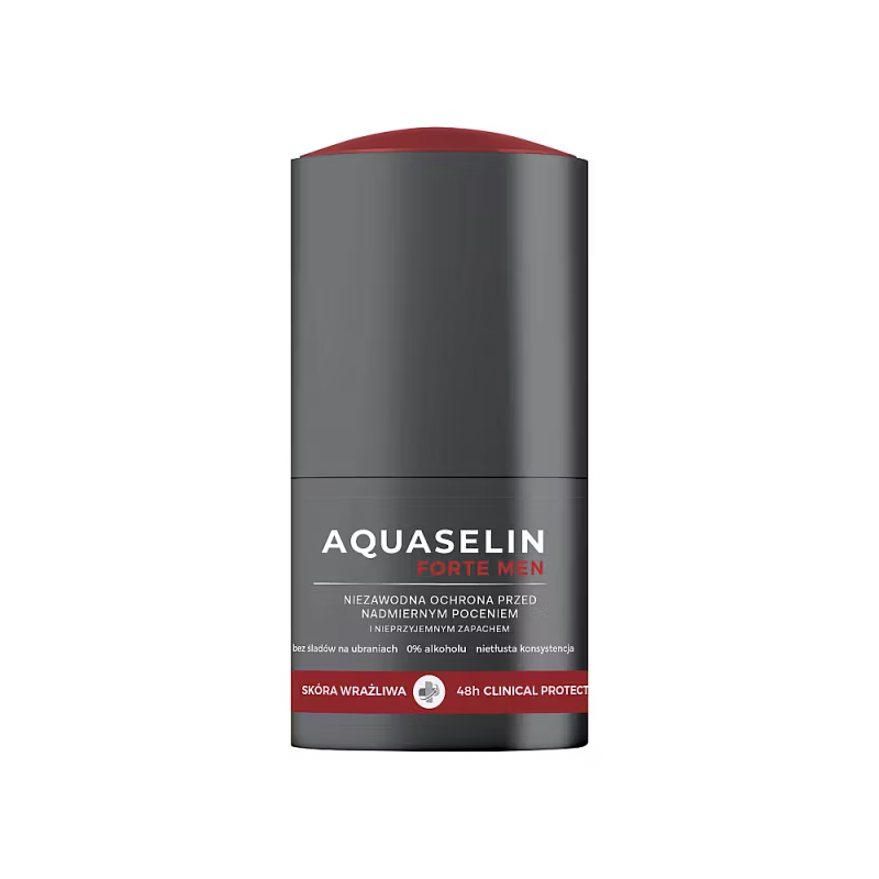 Aquaselin Forte Men Antyperspirant przeciw nadmiernej potliwości dla mężczyzn, 50 ml - Długotrwała ochrona i świeżość dla aktywnych mężczyzn