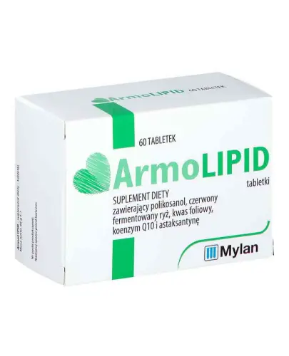 ArmoLipid, 60 tabletek - Z czerwonym ryżem i koenzymem Q10
