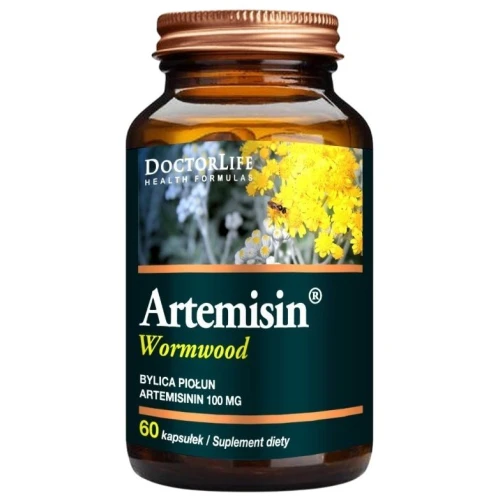 Doctor Life Artemisin, Bylica Piołun 100 mg, 60 kapsułek - Wspiera codzienne trawienie i pracę układu pokarmowego