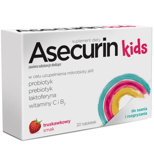 Asecurin Kids, 20 tabletek do ssania