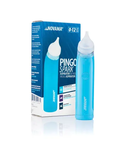 Novama Pingo Spark Aspirator do nosa, 1 sztuka - Z podświetlaną końcówką
