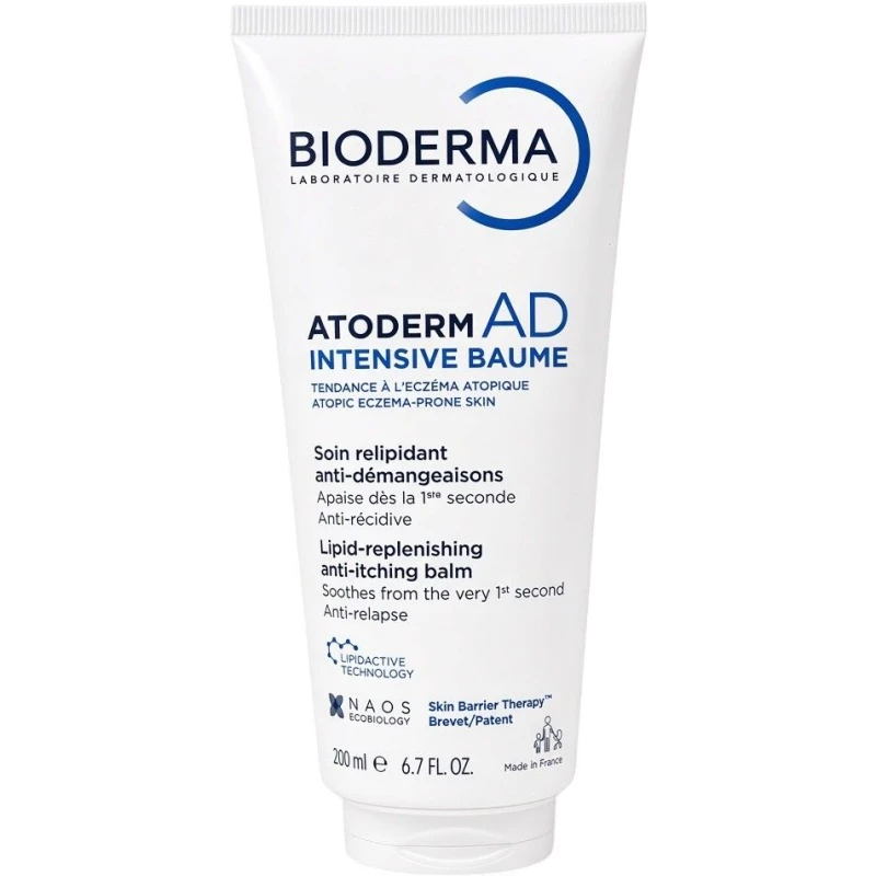 Bioderma Atoderm AD Intensive Baume Balsam emolientowy, 200 ml - Do skóry bardzo suchej i skłonnej do atopii z technologią Lididactive