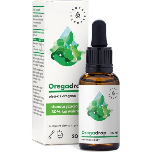 Aura Herbals Oregadrop olejek z oregano, 30 ml - Naturalna moc oregano w kroplach