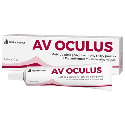 AV Oculus, maść do pielęgnacji i ochrony skóry powiek, 10 g - Z D-Panthenolem i witaminami A+E