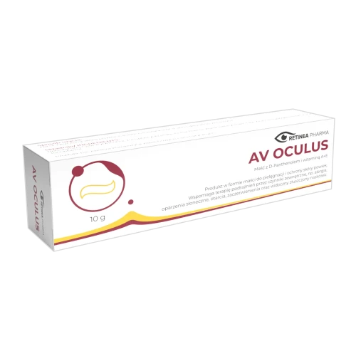 AV Oculus Maść do pielęgnacji i ochrony skóry powiek, 10 g - Z D-Panthenolem i witaminami A+E