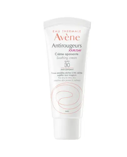 Avene Antirougeurs Jour Kojący krem na dzień SPF 30, 40 ml - Kojący produkt pielęgnacyjny, który w widoczny sposób redukuje zaczerwienienia