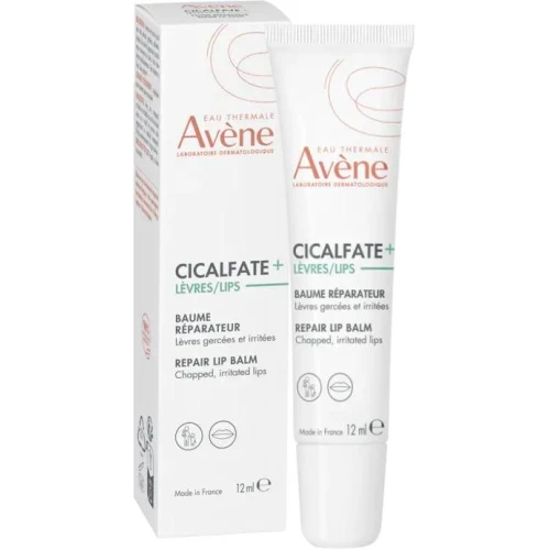 Avène Cicalfate+ Regenerujący balsam do ust, 12 ml - Chroni podrażnione usta przed szkodliwym działaniem czynników zewnętrznych
