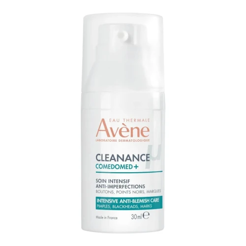 Avène Cleanance Comedomed+ Intensywny krem-żel przeciw niedoskonałościom, 30 ml - Reguluje sebum i wspiera regenerację skóry trądzikowej