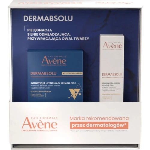 Avène Dermabsolu Zestaw - krem na noc, 50 ml + krem pod oczy, 15 ml - Lifting i wypełnienie zmarszczek