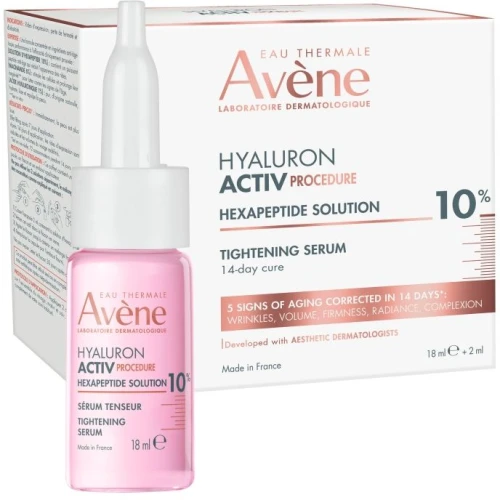 Avène Hyaluron Activ Procedure, serum ujędrniające, 18 ml + 2 ml - Redukuje głębokie zmarszczki i poprawia strukturę skóry