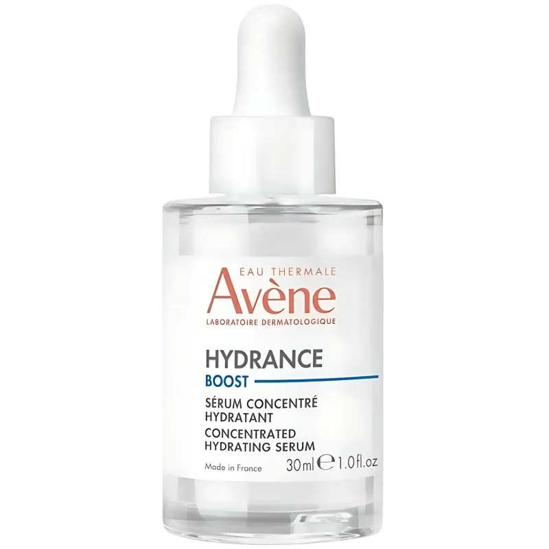 Avène Hydrance Boost Skoncentrowane serum nawilżające, 30 ml - Intensywnie nawilżające serum wzbogacone o kwas hialuronowy i witaminę B3