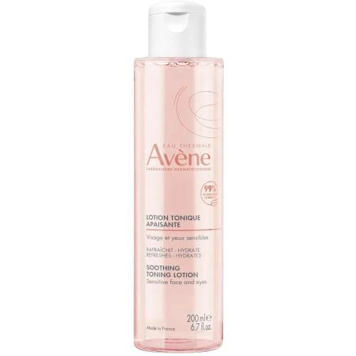 Avène Łagodzący tonik, 200 ml - Do skóry wrażliwej i suchej, bez alkoholu