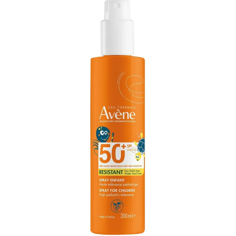 Avène Spray dla dzieci ochrona SPF 50+, 200 ml - Dla wrażliwej skóry dzieci