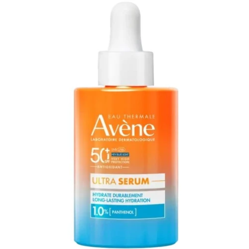 Avène Ultra Serum Hydratant SPF 50+, 30 ml - Bardzo wysoka ochrona UVB/UVA/HEV i intensywne nawilżenie skóry wrażliwej