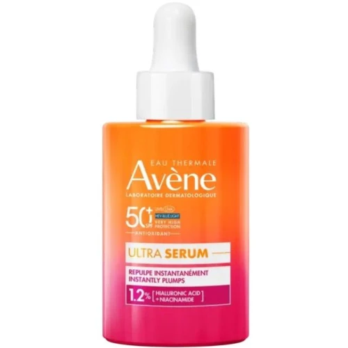 Avène Ultra Serum Repulpant SPF 50+, 30 ml - Bardzo wysoka ochrona UVB/UVA/HEV do skóry wrażliwej