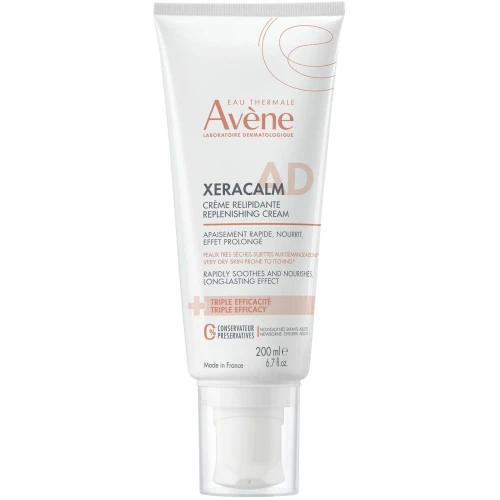 Avène XeraCalm A.D. Creme Relipidant, 200 ml - Łagodzi świąd i wzmacnia barierę ochronną skóry