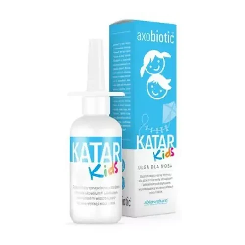 Axobiotic Katar Kids, spray 30 ml - Oczyszcza i nawilża błony śluzowe, wspomaga leczenie infekcji nosa i zatok