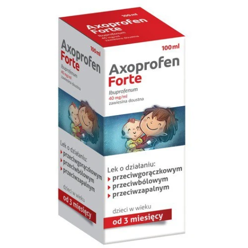 Axoprofen Forte zawiesina doustna, 100ml - O działaniu przeciwbólowym, przeciwgorączkowym i przeciwzapalnym