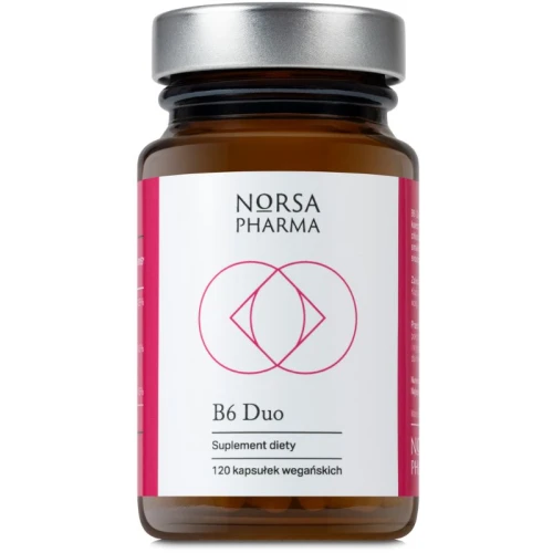 B6 Duo, 120 kapsułek - Witamina B6 w dwóch uzupełniających się formach