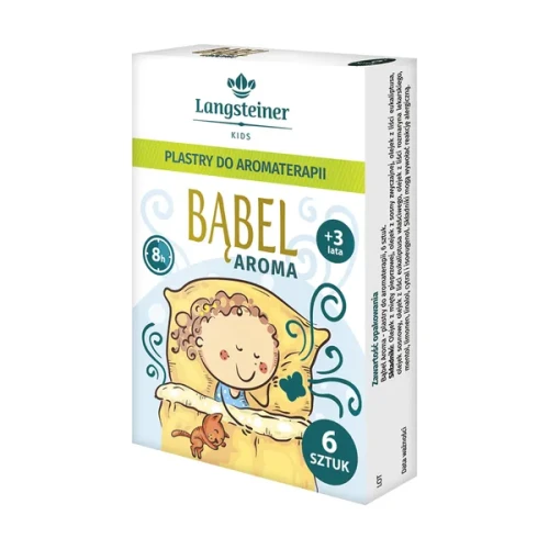 Bąbel Aroma Plastry do aromaterapii, 6 sztuk - Odświeżająca kompozycja naturalnych olejków eterycznych