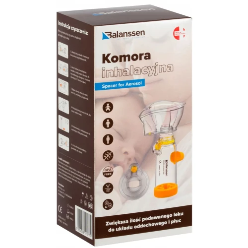 Balanssen Komora inhalacyjna YMA039, 1 sztuka - Do podawania leków wziewnych