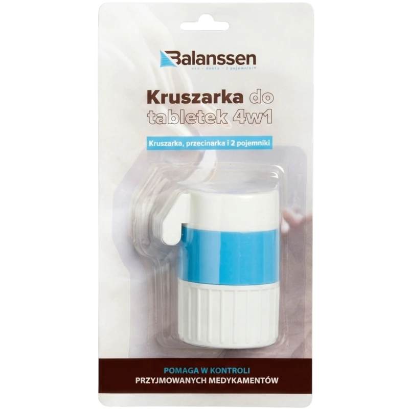 Balanssen Kruszarka do tabletek 4w1, 1 sztuka 