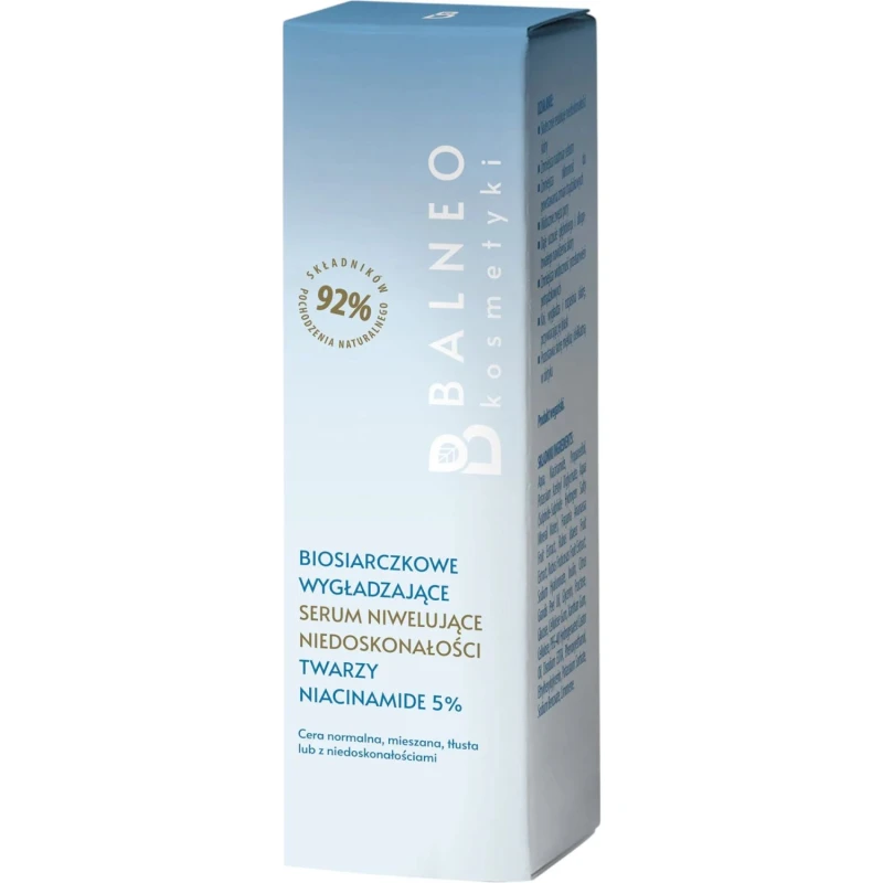 Balneokosmetyki Biosiarczkowe wygładzające serum niwelujące niedoskonałości, 30 ml - Do skóry mieszanej, tłustej i problematycznej