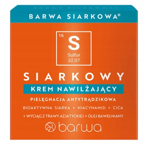 Barwa Siarkowa Siarkowy krem długotrwale nawilżający, 50 ml - Pielęgnacja cery trądzikowej
