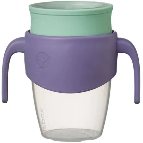 B.box Kubek 360 do nauki picia Lilac Pop, 1 sztuka - Kubek niekapek dla dzieci powyżej 6. miesiąca życia