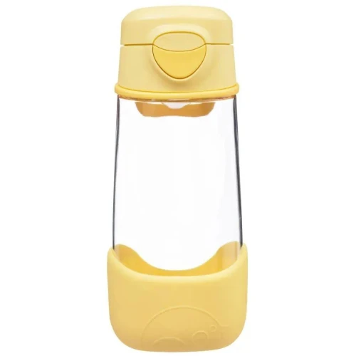 B.box Sportowa butelka tritanowa 450 ml, Lemon Twist, 1 sztuka - Odporna na uszkodzenia buteka z ustnikiem