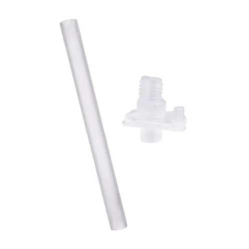 B.box Zestaw słomki z konektorem do butelki tritanowej 450 ml, 1 zestaw - Zapasowy zestaw słomki i konektora