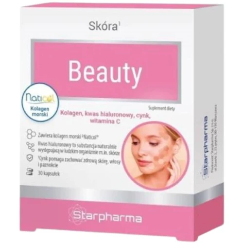Beauty Skóra, 30 kapsułek - Z  kolagenem rybim NatiCol® 
