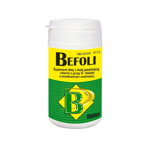 Befoli, 100 tabletek - Witamina B Complex