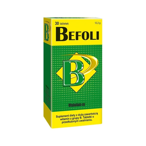 Befoli, 30 tabletek - Witamina B Complex