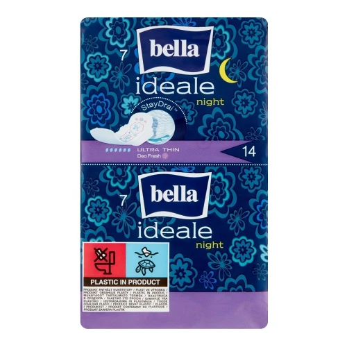 Bella Ideale StayDrai Night Podpaski higieniczne, 14 sztuk - Podpaski na noc
