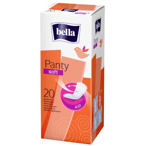 Bella Panty Soft Wkładki Higieniczne, 20 sztuk - Codzienny komfort i dyskrecja