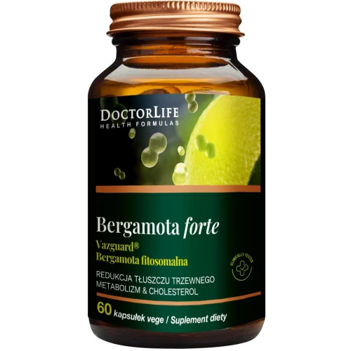 Doctor Life Bergamota Forte, 60 kapsułek - Naturalne źródło cennych flawonoidów roślinnych