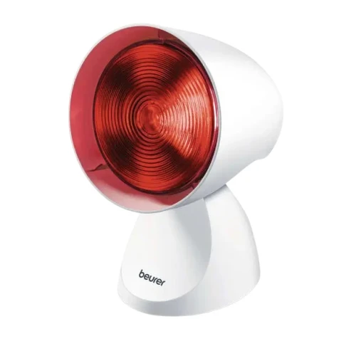 Beurer IL 21 Lampa na podczerwień, 1 sztuka - Lampa z czerwonym światłem zapewniająca kojące ciepło