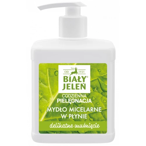 Biały Jeleń Delikatne Muśnięcie Mydło micelarne, 500 ml - Łagodne oczyszczanie i pielęgnacja skóry całego ciała