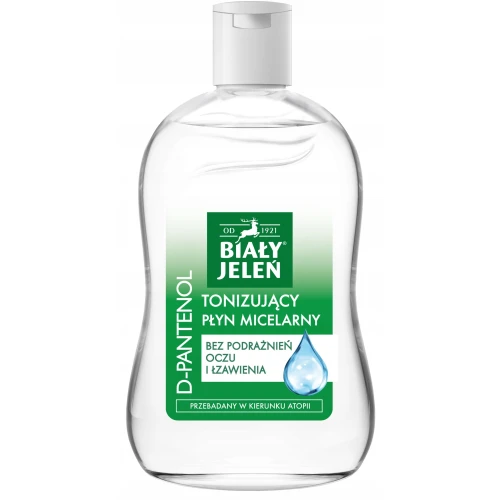 Biały Jeleń Tonizujący płyn micelarny, 500 ml - Łagodny demakijaż, oczyszczanie i przywrócenie równowagi skóry