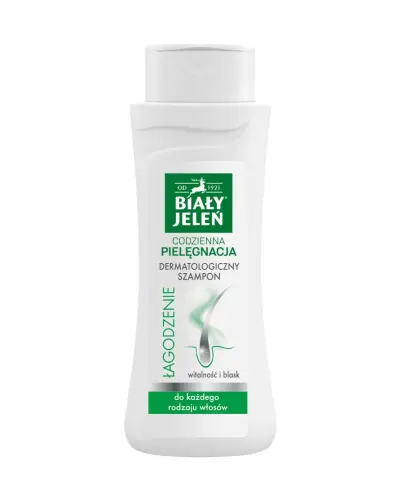 Biały Jeleń Szampon dermatologiczny do włosów i skóry głowy, 300 ml - Delikatne oczyszczanie bez podrażnień