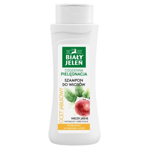 Biały Jeleń Szampon do włosów jasnych, 300 ml - Podkreśla naturalny blask jasnych włosów